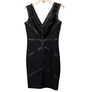 🆕 XOXO | Women’s Black Bodycon V-neck Tank Cocktail Evening Dress